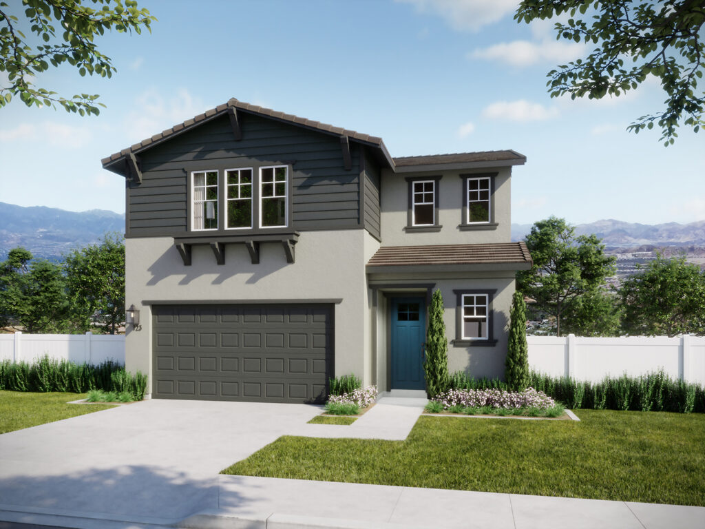 1 Elevation B- California Ranch