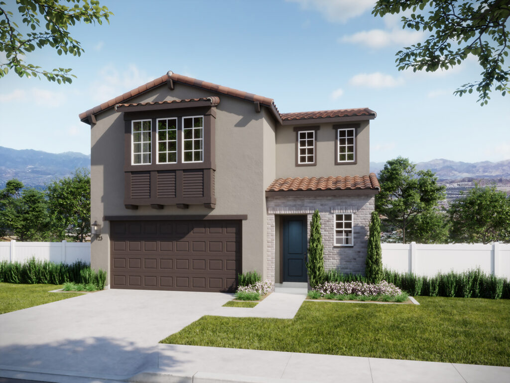 1 Elevation C- Spanish Ranch