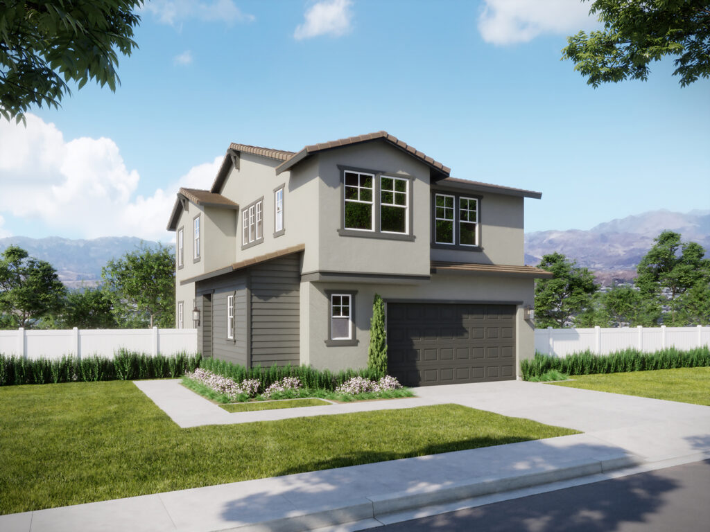 2X Elevation B- California Ranch